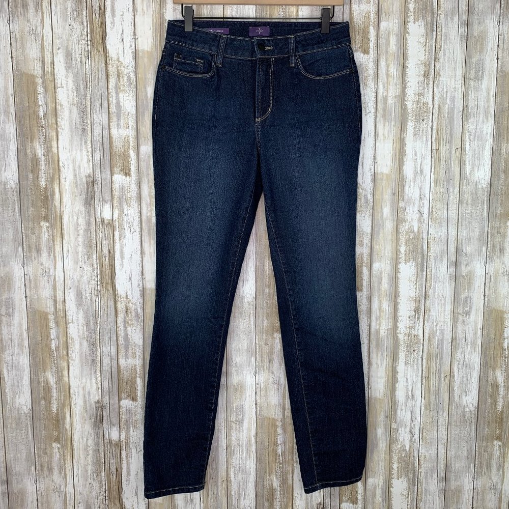 NYDJ Alina Legging Skinny Jeans Med Wash Size 8